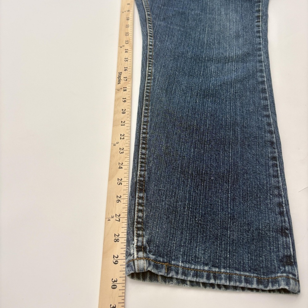 Riders Jeans Womens 18 Blue Denim‎ Straight Leg 5 Pocket 100% Cotton Made USA - Picture 7 of 13